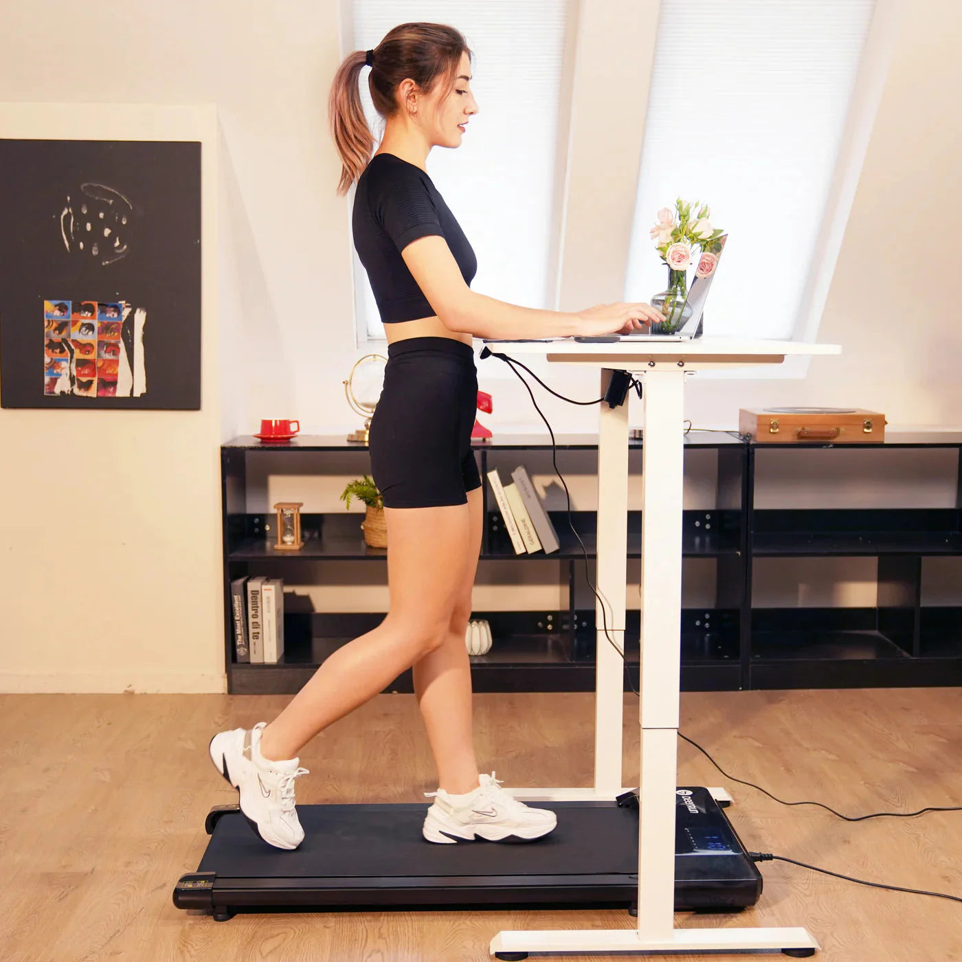 Foldable Ultra Silent Flatbed Treadmill