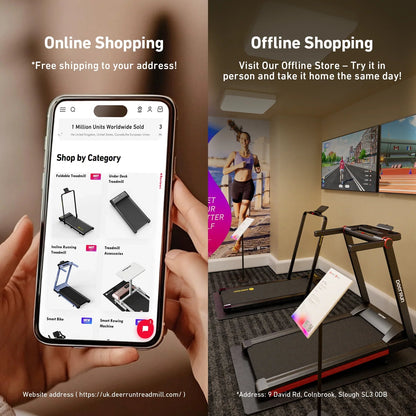 Foldable Ultra Silent Flatbed Treadmill