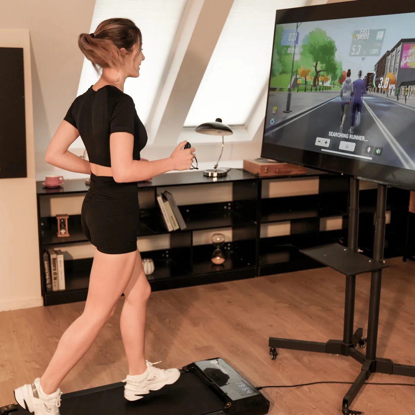 Foldable Ultra Silent Flatbed Treadmill