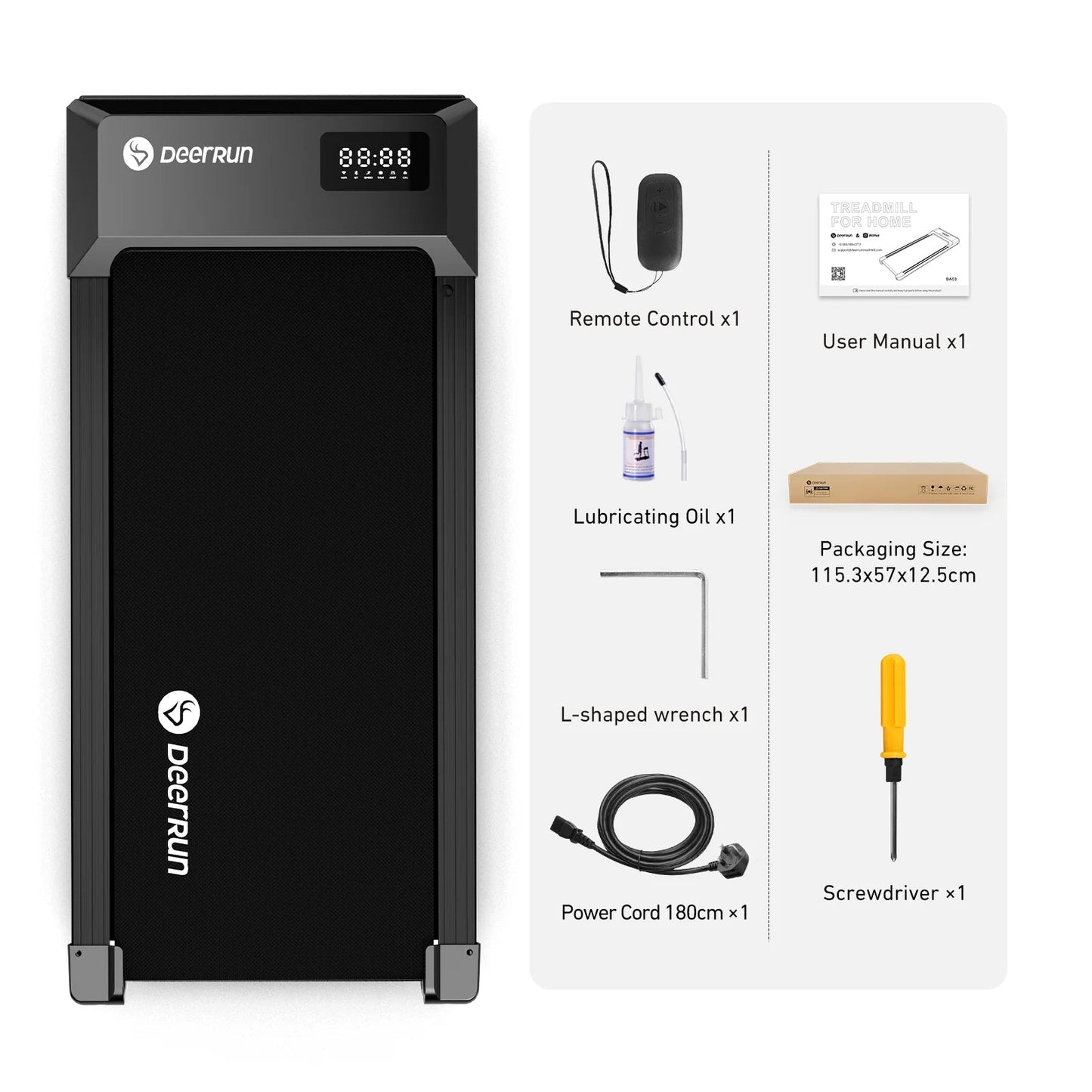 Foldable Ultra Silent Flatbed Treadmill